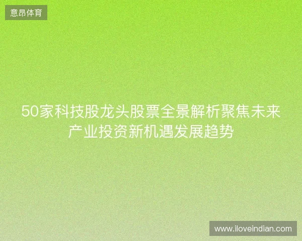 50家科技股龙头股票全景解析聚焦未来产业投资新机遇发展趋势